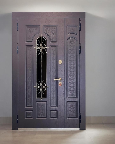 Полуторная стальная термодверь