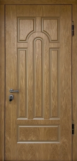 Металлическая термодверь со шпонированными плитами МДФ Металлическая термодверь со шпонированными плитами МДФ